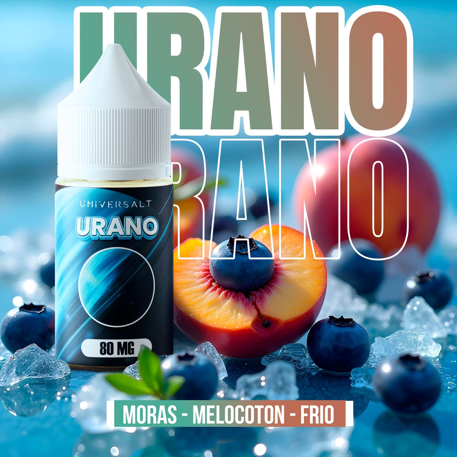 Universalt- Urano (Blue Razz Peach Ice)